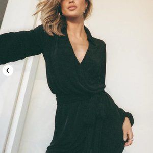 Princess Polly Party Time Mini Dress in Black